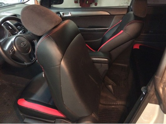 Каркасные авточехлы на KIA Cerato Koup Каркасные авточехлы на KIA Cerato Koup